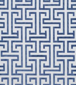 Ming Trail Fabric by Thibaut Navy