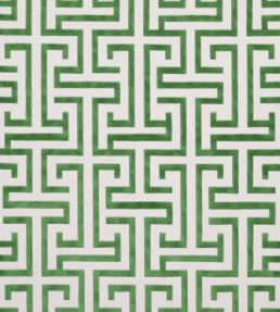 Ming Trail Fabric by Thibaut Green