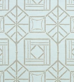 Shoji Fabric by Thibaut Aqua