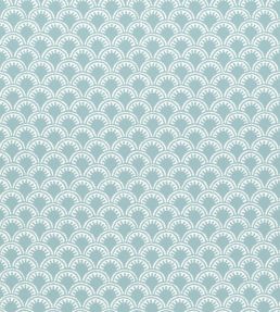 Maisie Fabric by Thibaut Aqua