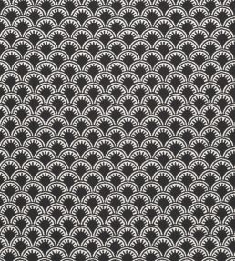Maisie Fabric by Thibaut Black