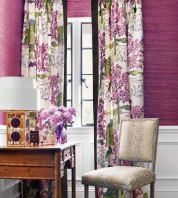 Maranta Arrowroot Wallpaper by Thibaut Navy