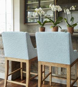 Pixie Fabric by Thibaut Flax and Nickel