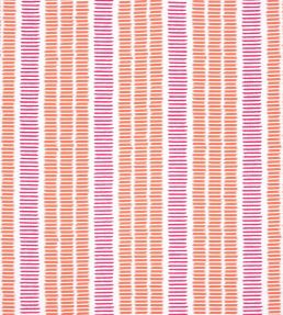 Topsail Stripe Fabric by Thibaut Coral and Peony
