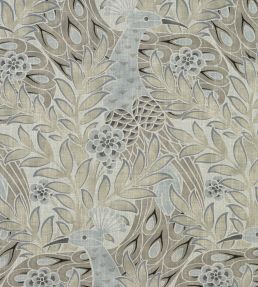 Desmond Fabric by Thibaut Beige and Grey