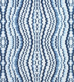 Ebru Embroidery Fabric by Thibaut Blue