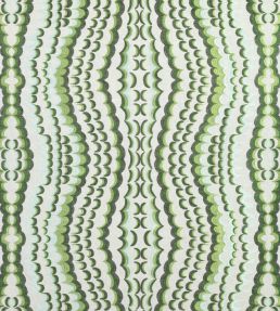 Ebru Embroidery Fabric by Thibaut Green