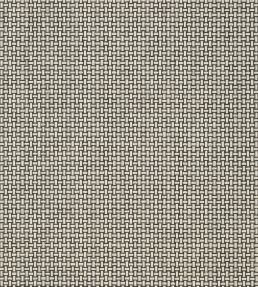 Baker Weave Wallpaper by Thibaut Black on Linen
