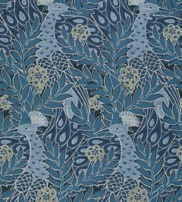Desmond Wallpaper by Thibaut Navy