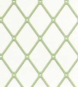 Easom Trellis Wallpaper by Thibaut Green