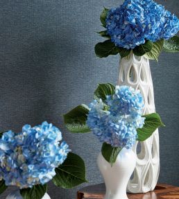 Benfield Wallpaper by Thibaut Navy