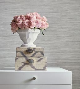 Kendari Grass Wallpaper by Thibaut Taupe
