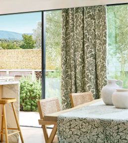 Thistle Weave Outdoor Fabric by Morris & Co Hares Coat