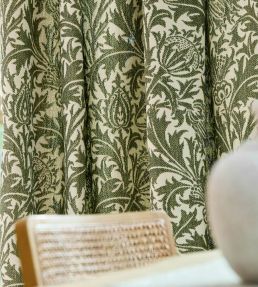 Thistle Weave Outdoor Fabric by Morris & Co Hares Coat