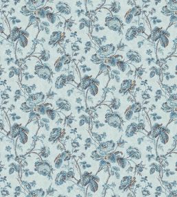 Thorny Vine Fabric by Zoffany Azure