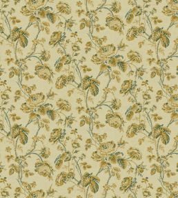 Thorny Vine Fabric by Zoffany Silk Yellow