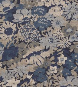 Thorpe House Fabric by Liberty Lapis