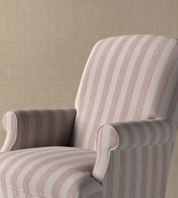 Ticking Fabric by Fermoie Red