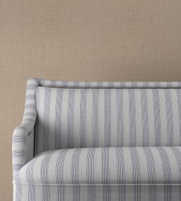 Ticking Fabric by Fermoie Deep Blue