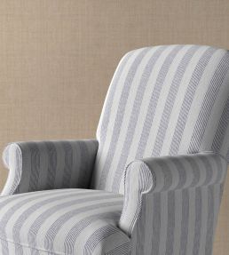 Ticking Fabric by Fermoie Deep Blue
