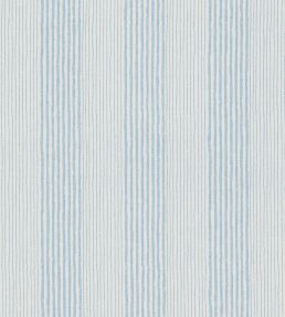 Ticking Fabric by Fermoie Light Blue