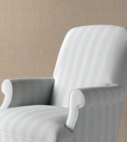 Ticking Fabric by Fermoie Light Blue