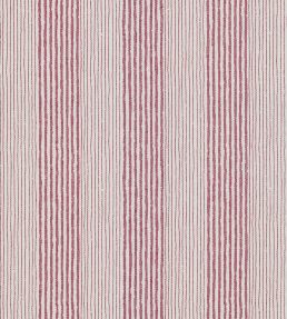 Ticking Fabric by Fermoie Raspberry