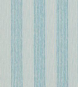Ticking Fabric by Fermoie Sky Blue