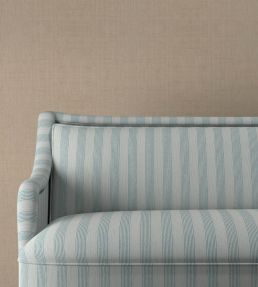 Ticking Fabric by Fermoie Sky Blue