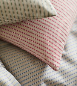 Ticking Stripe 1 Antique Fabric by Ian Mankin Khaki