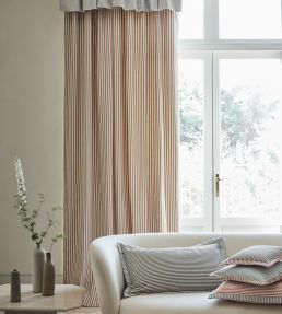 Ticking Stripe 1 Fabric by Ian Mankin Britannia