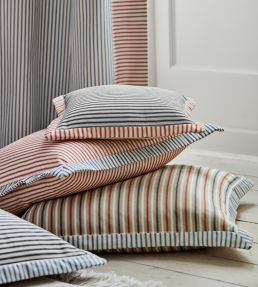 Ticking Stripe 1 Fabric by Ian Mankin Britannia