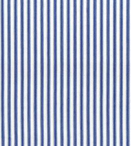 Ticking Stripe 1 Fabric by Ian Mankin Cobalt