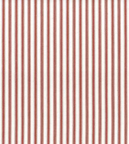 Ticking Stripe 1 Fabric by Ian Mankin Crimson