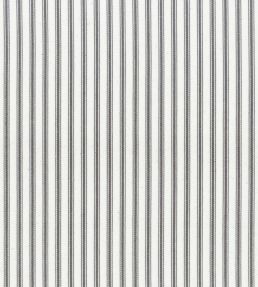 Ticking Stripe 1 Fabric by Ian Mankin Dark Grey