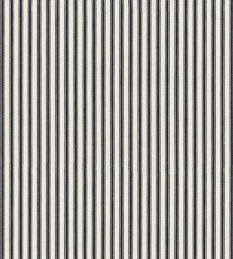Ticking Stripe 1 Fabric by Ian Mankin Dark Navy