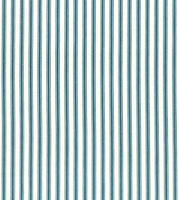 Ticking Stripe 1 Fabric by Ian Mankin Peacock