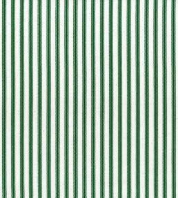 Ticking Stripe 1 Fabric by Ian Mankin Racing Green