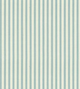 Ticking Stripe 1 Fabric by Ian Mankin Seagreen