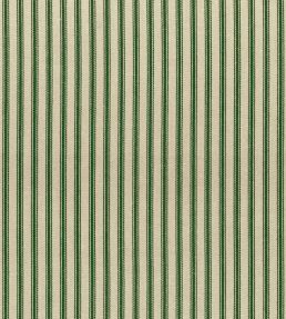 Ticking Stripe 1 Rustic Fabric by Ian Mankin Spruce