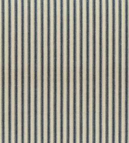 Ticking Stripe 1 Rustic Fabric by Ian Mankin Storm