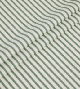 Ticking Stripe 2 Fabric by Ian Mankin Celadon