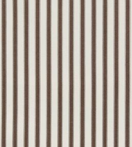 Ticking Stripe 2 Fabric by Ian Mankin Mocha