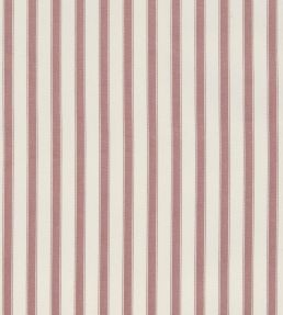 Ticking Stripe 2 Fabric by Ian Mankin Raspberry