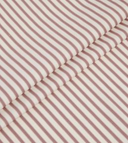 Ticking Stripe 2 Fabric by Ian Mankin Raspberry