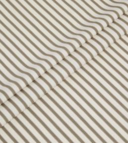 Ticking Stripe 2 Fabric by Ian Mankin Taupe