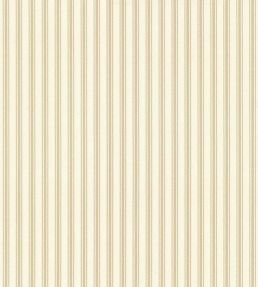 Ticking Stripe Wallpaper by Ian Mankin Cream
