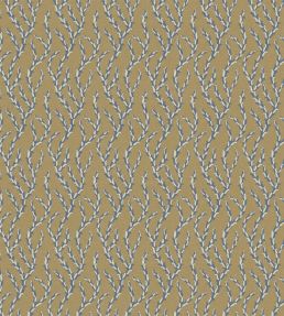 Tiddle Wallpaper by Josephine Munsey Brown and Blue