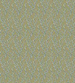 Tiddle Wallpaper by Josephine Munsey Olive and Blue