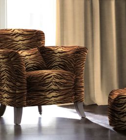 Tiger Fabric by Arley House Caramel